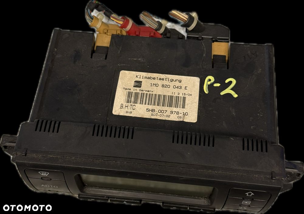 PANEL KLIMATYZACJI Climatronic Seat Leon  1 1M Toledo 2 1M0820043E - 2