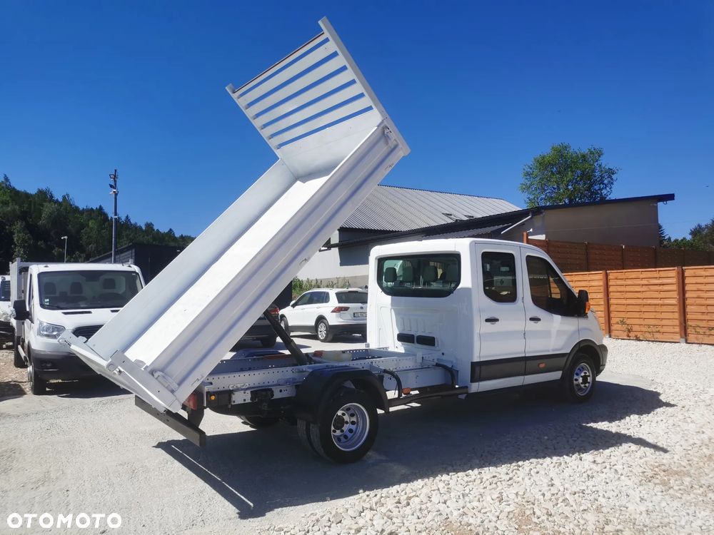 Ford Transit 2.0-170KM Brygadówka wywrotka Klima kiper doka Hak dubel na bliźniaku - 3