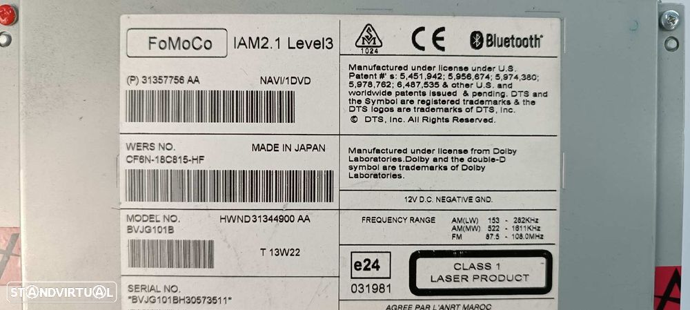 SISTEMA NAVEGAÇÃO GPS JAGUAR XF SPORTBRAKE 2.2 DIESEL - 3