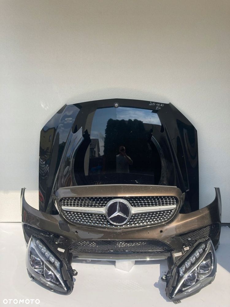 maska lampa zderzak mercedes c klasa w205 amg - 1