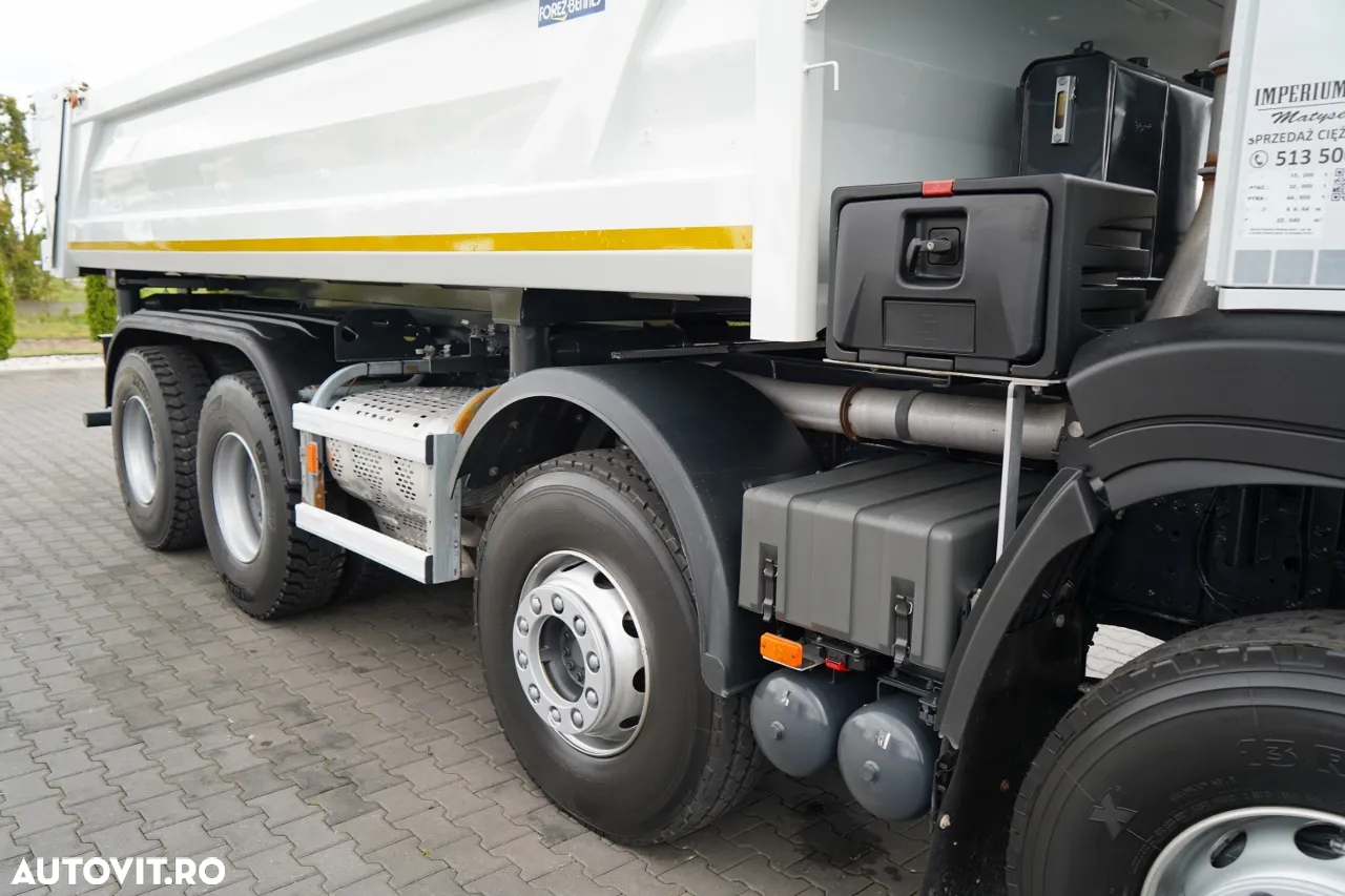 Iveco X-WAY 480 / 8X4 / BASCULATOR DUBLU / HIDRAULIC LATERAL / CLAPETĂ HIDRAULICĂ / AUTOMAT / IMPORTAT - 22