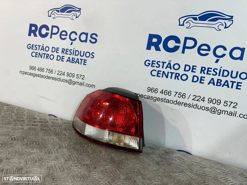 .Conjunto Farolins Tras Traseiro Esquerdo Direito Original Volkswagen VW Golf 6 Mk6 5k0945096E 5k0945095E 2008 - 2013 - 7
