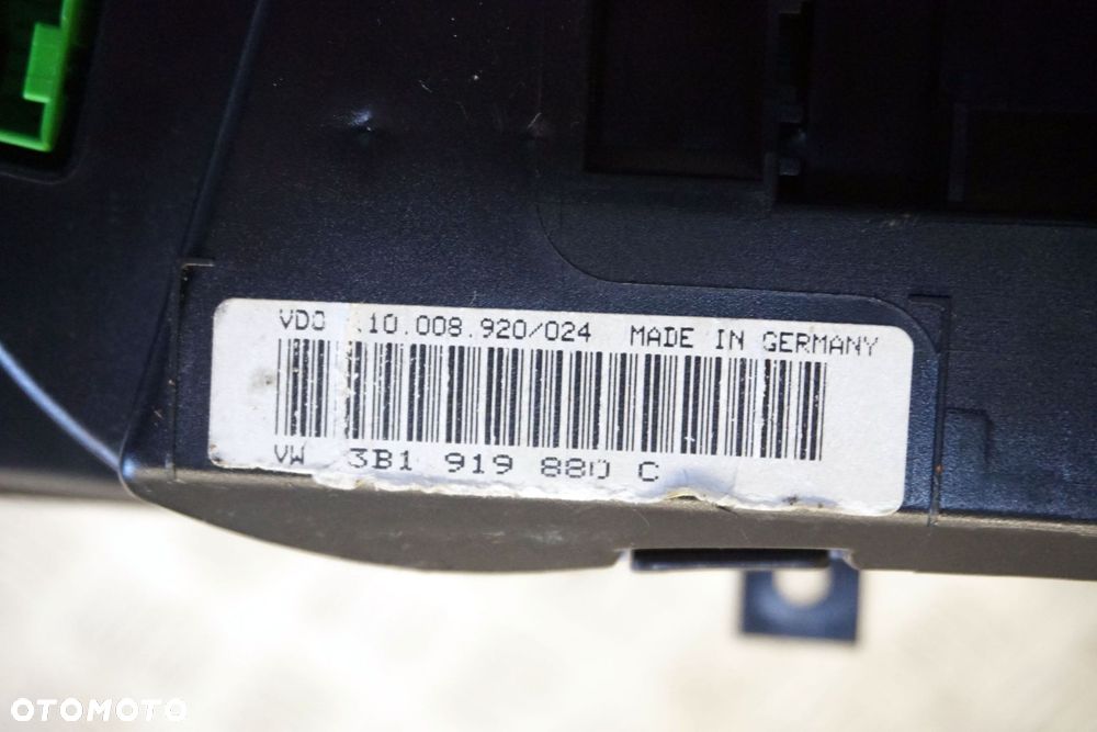 LICZNIK ZEGARY PASSAT B5 1.9 TDI 3B1919880C VOLKSWAGEN 1996-2000 - 5