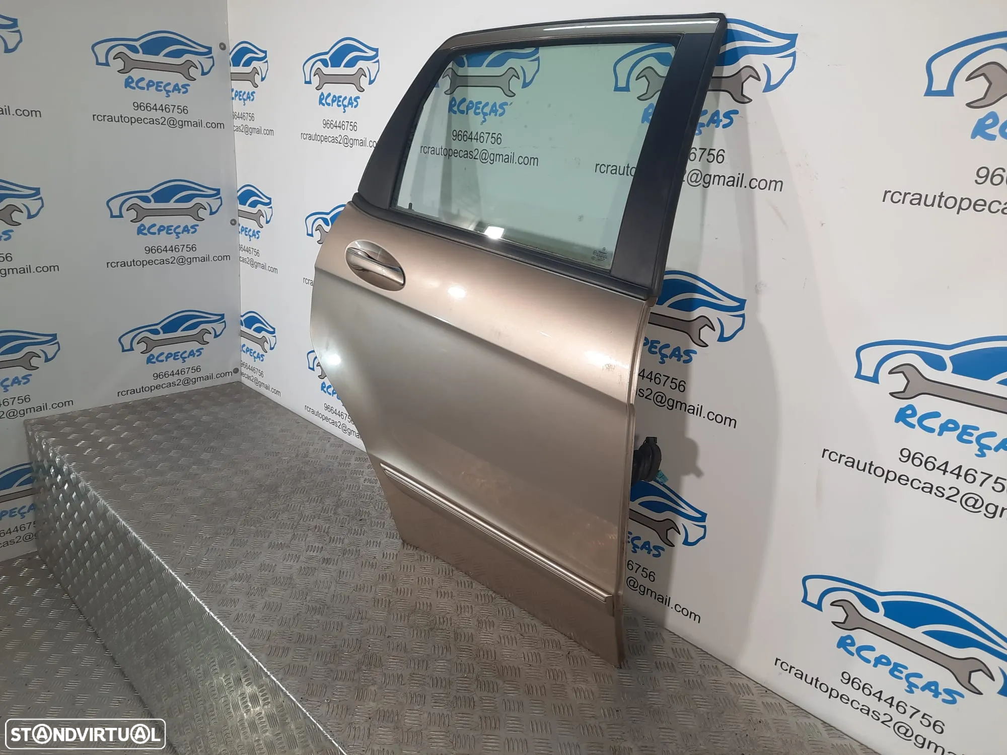 PORTA TRASEIRA TRÁS DIREITA MERCEDES BENZ CLASSE A W169 MOTOR PUXADOR VIDRO - 3