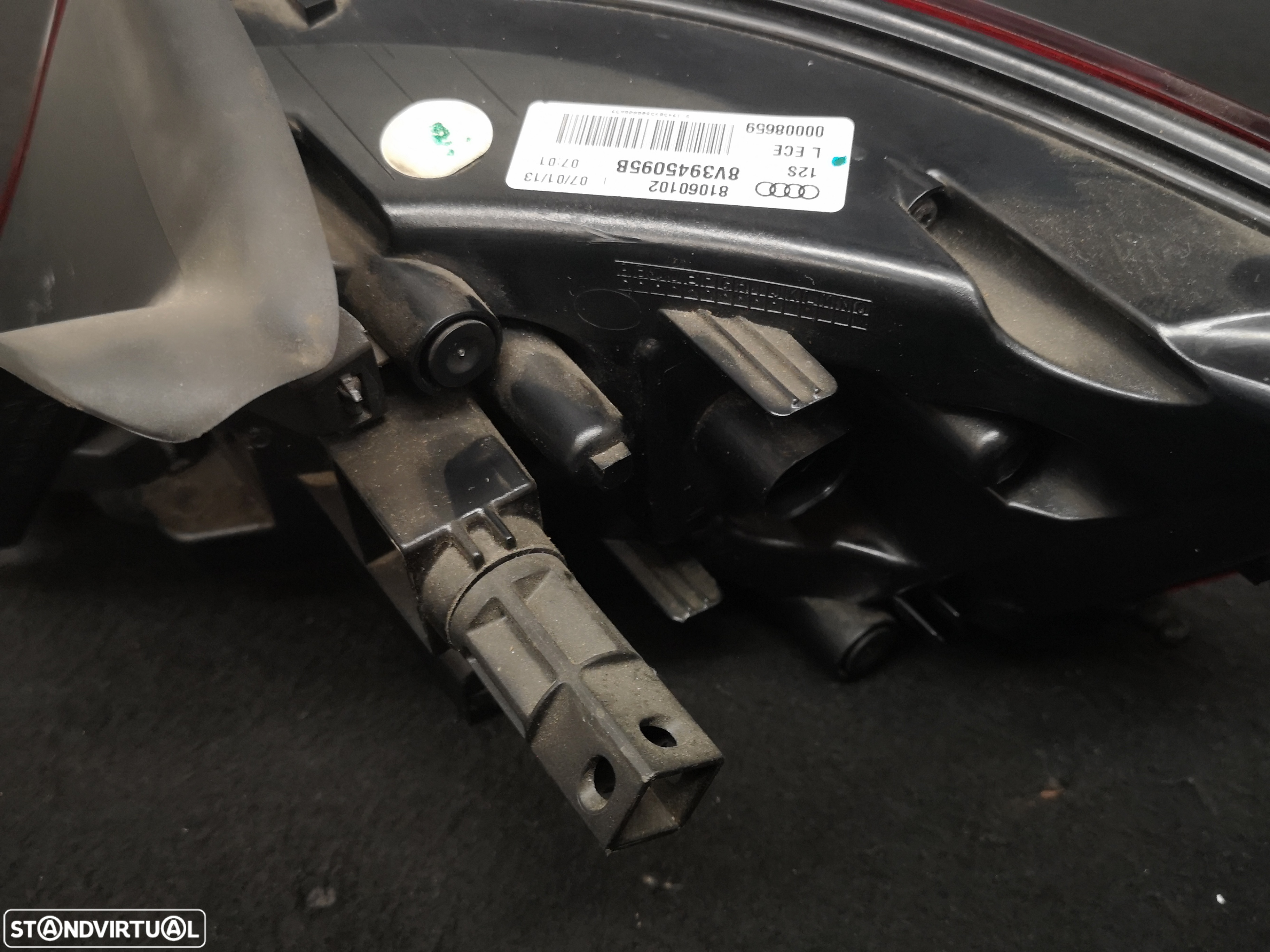 Farolim traseira esquerda Led Audi a3 8v coupe cabrio 2013-2017 - 3