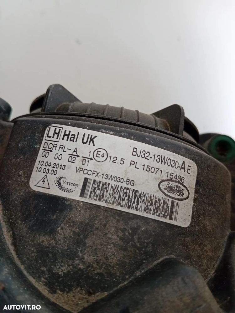 Faruri Far Stanga Dreapta Range Rover Evoque L538 2011-2015 Impecabile Halogen Anglia - 8