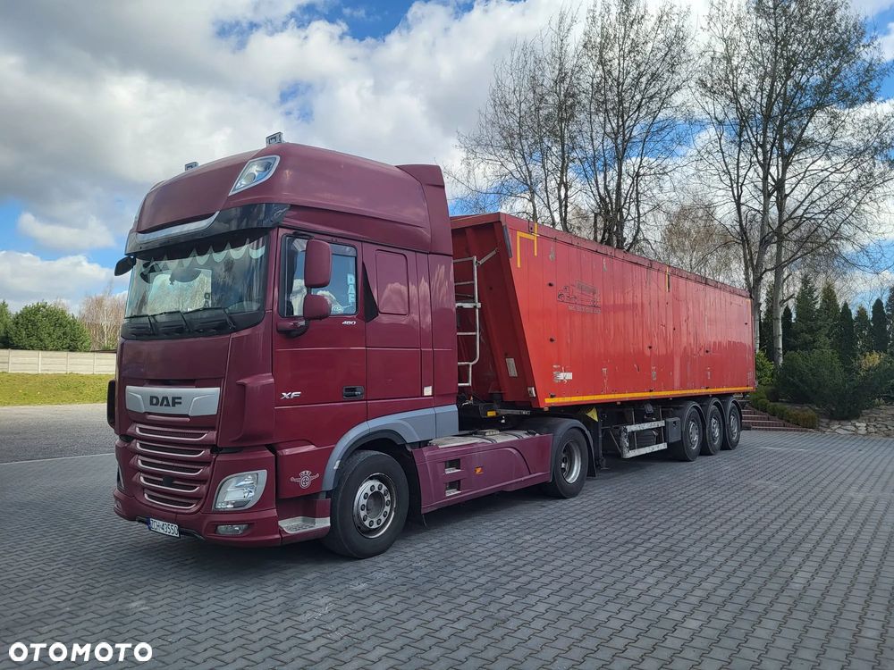 DAF XF 480 SSC Automat + KEMPF Wywrotka 60m3