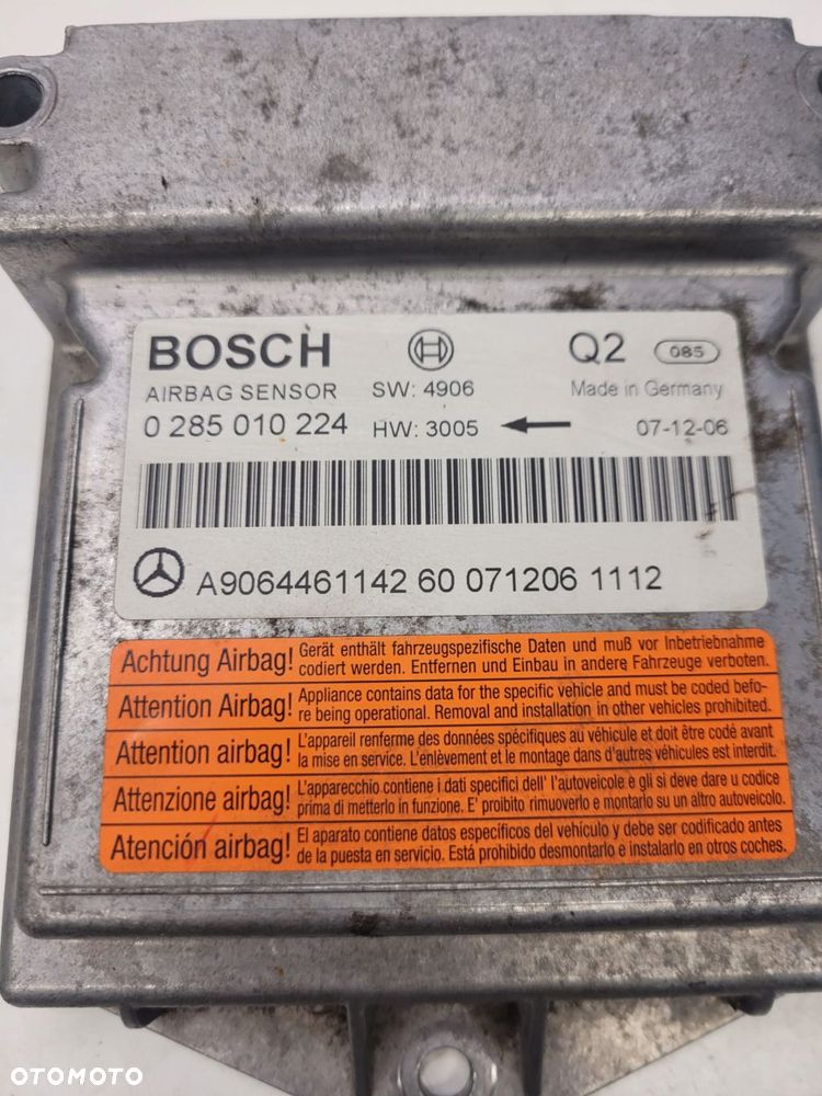 SENSOR AIR BAG VW CRAFTER SPRINTER 906 A9064461192 - 4