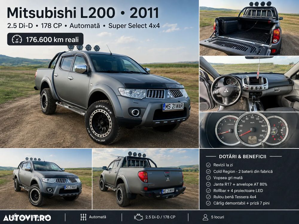 Mitsubishi L200 DC 2.5 DI-D A/T High Power Intense+A87 - 2