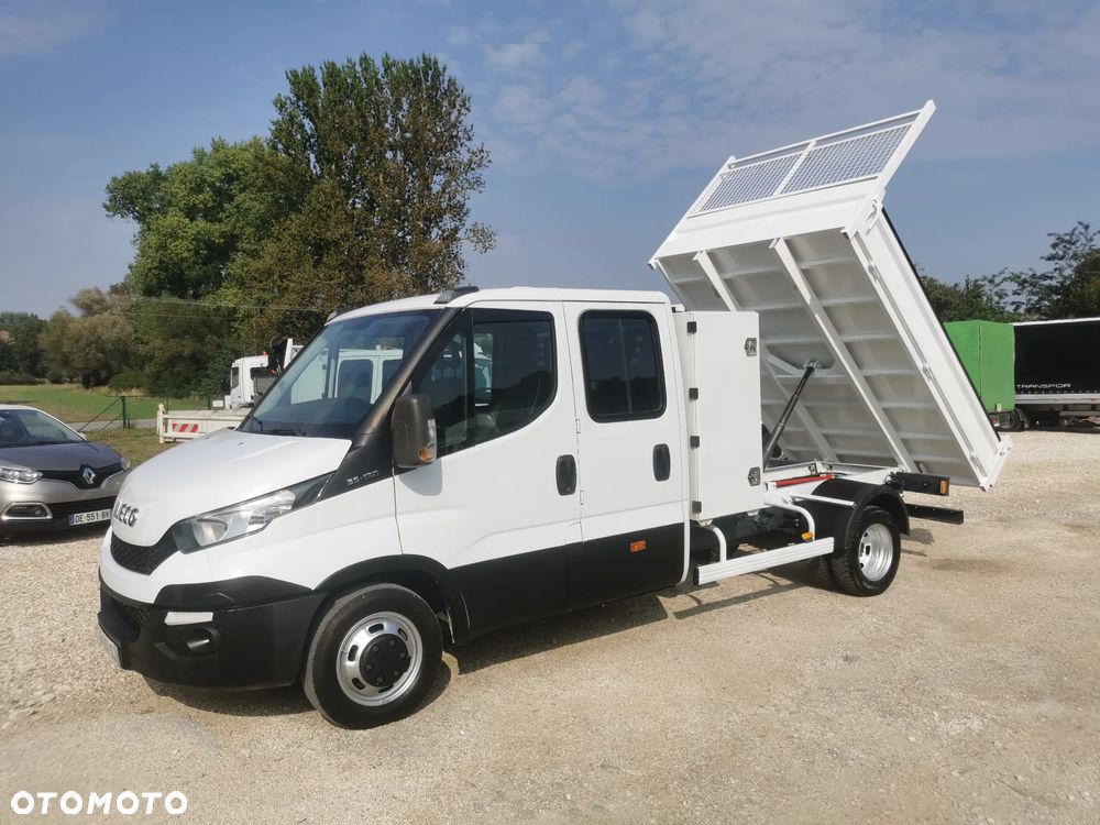 Iveco Daily 35C13 Brygadówka Klima 35-130 wywrotka kiper doka Dubel - 2
