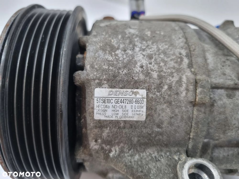 TOYOTA AURIS II YARIS SPRĘŻARKA KLIMATYZACJI KOMPRESOR KLIMATYZACJI GE447280-6600 - 5