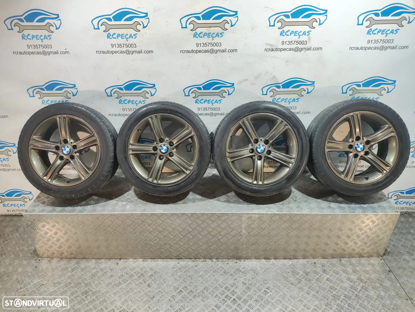 - Jantes 17 Polegadas Originais BMW Style 393 - 5x120 - 36116796242 | 6796242 - F20 | F21 | F30 | F31 | F32 | F33 | F36 - 4