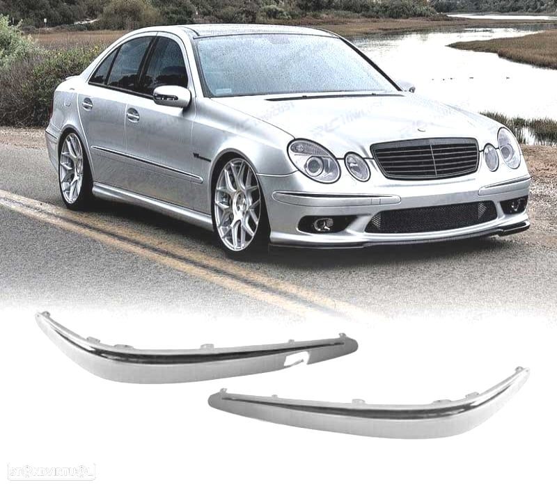 MOLDURAS PARA-CHOQUES MERCEDES CLASE E W211 02-06 FRONTAL - 1
