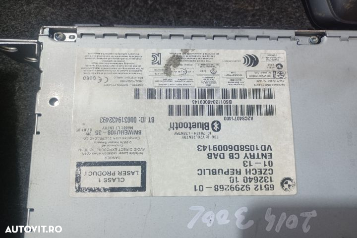 Radio cd cu navigatie si butoane comenzi 9299268 01 9292247 Display B - 3