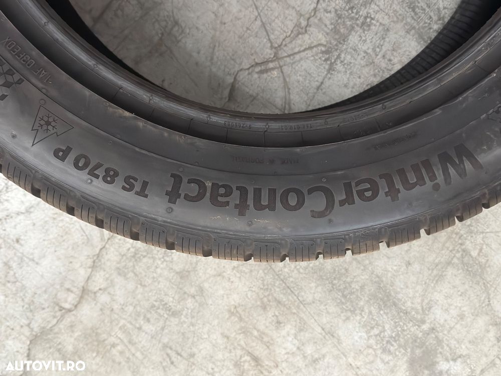 Vând 4 anvelope 235/55/19 continental de iarnă ca noi - 8