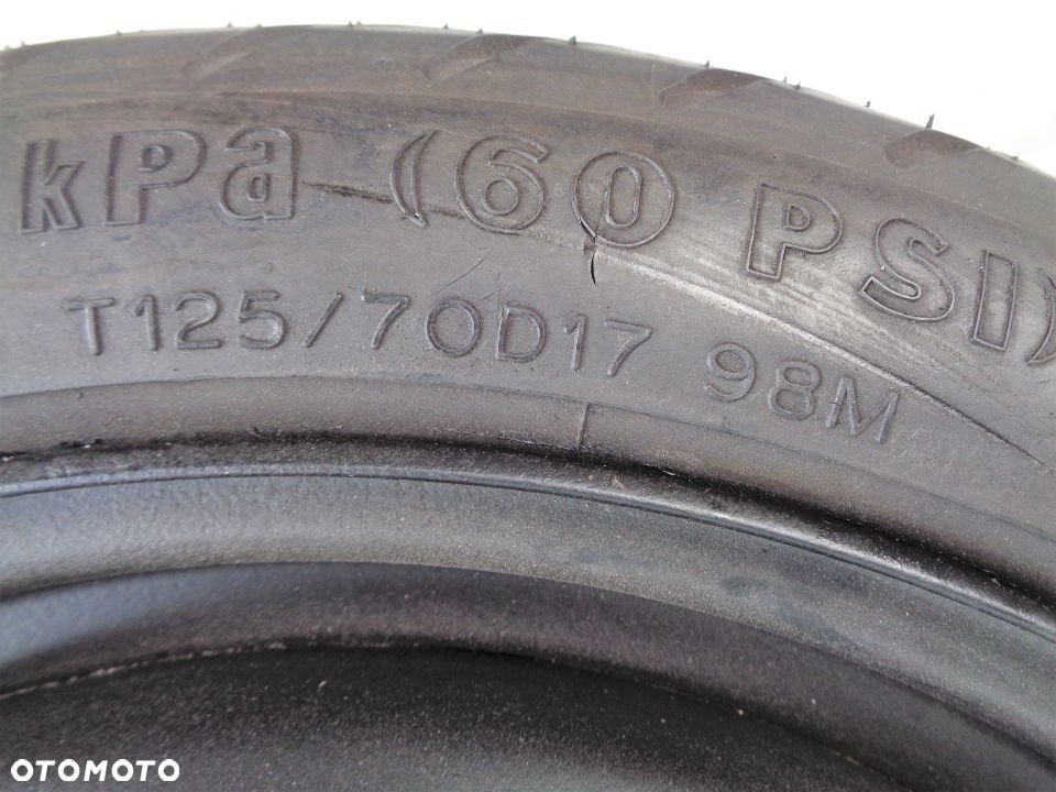KOŁO DOJAZDOWE ZAPASOWE 125 70 17 VOLVO - 3