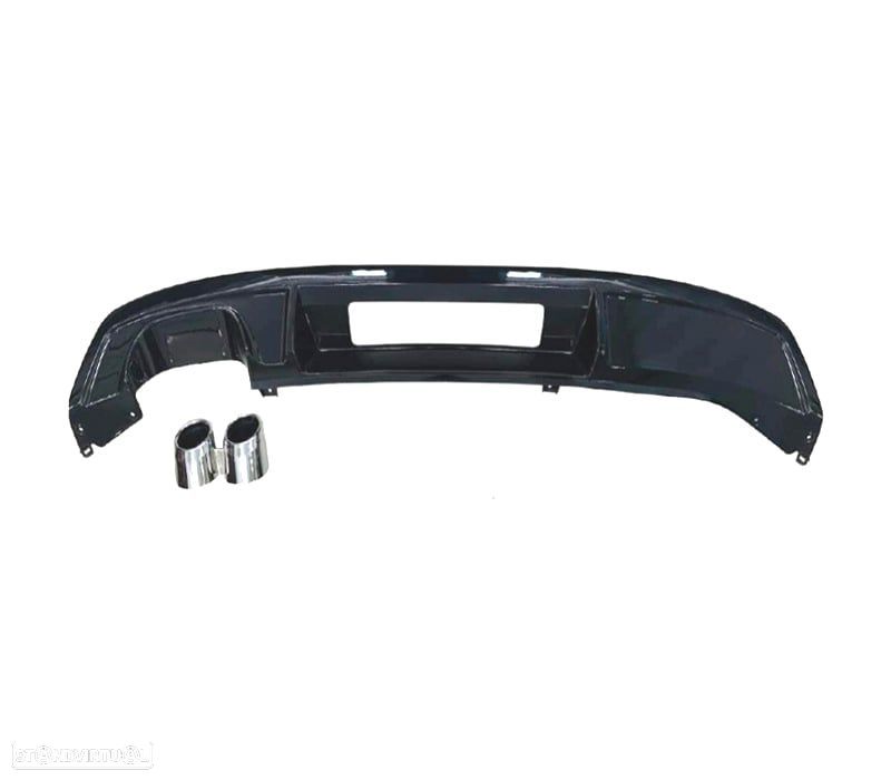 DIFUSOR SEAT LEON 17-20 LOOK FR PRETO BRILHANTE + PONTEIRAS DE ESCAPE - 2