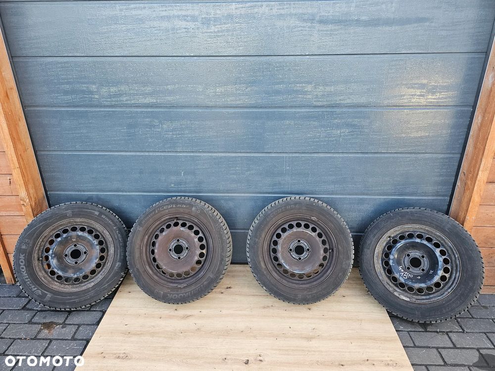 KOŁA FELGI STALOWE OPONY ZIMOWE MICHELIN 185/65 R15 5x110 ET39 OPEL ASTRA G H MERIVA A CORSA C D - 1