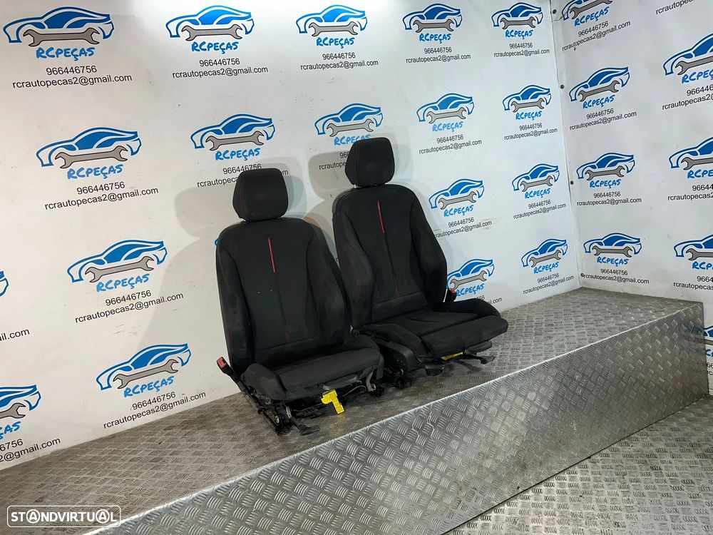 .Conjunto Bancos Originais BMW Pack M Serie 1 F21 3 Portas Tecido - 9