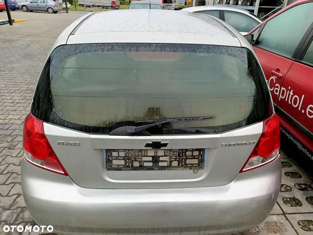 KLAPA BAGAŻNIKA CHEVROLET AVEO I T200 5D