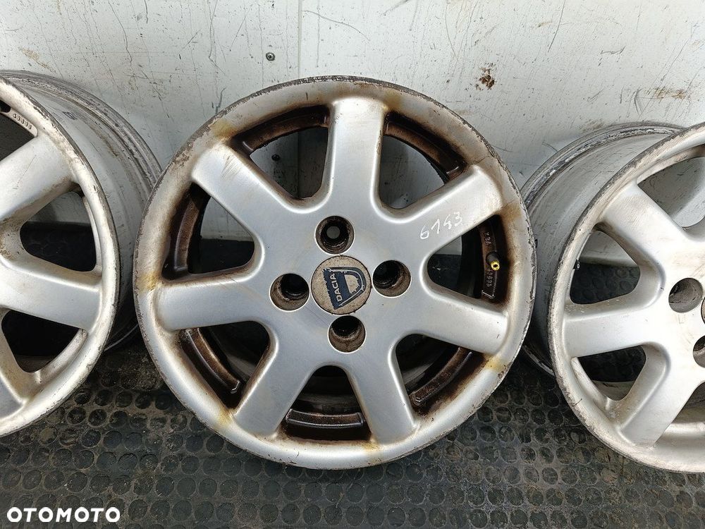FELGI ALUMINIOWE KOMPLET 15 DACIA LODGY 7JX15H2ET37 - 7