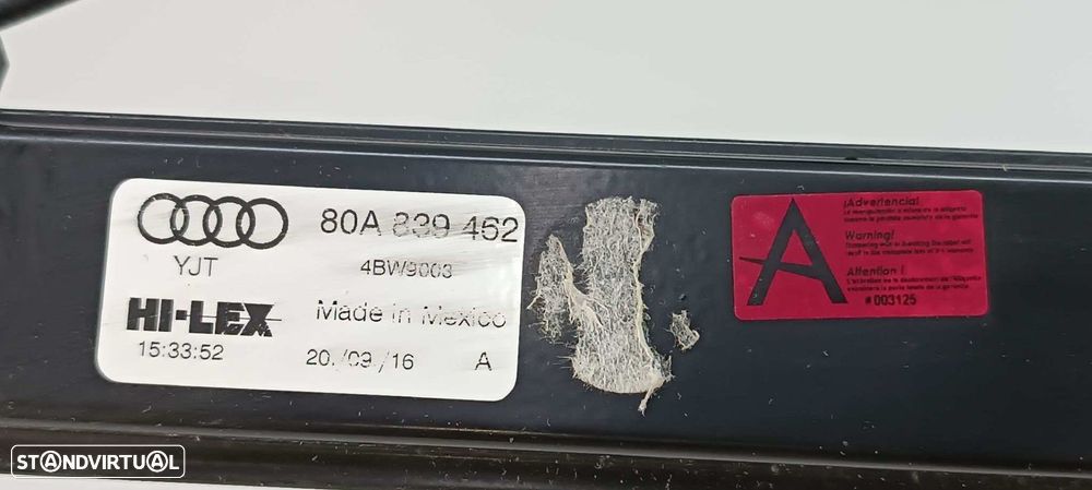 ELEVADOR TRASEIRO DIREITO AUDI Q5 (FYB) S LINE QUATTRO - 3