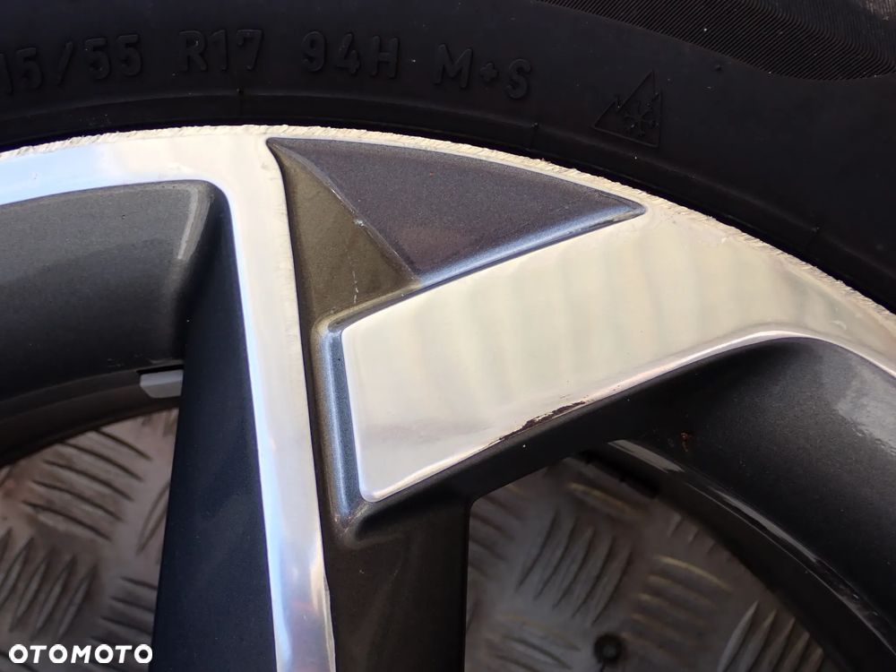 KOŁA FELGI ALUMINIOWE PEUGEOT 7,5JX17  ET 40  5X108  9671401580  Z OPONAMI ZIMA PIRELLI  215/55/17 - 6