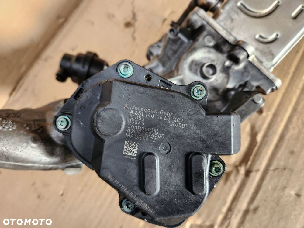 zawór egr chłodniczka a6511400660 mercedes 2.2 cdi - 3