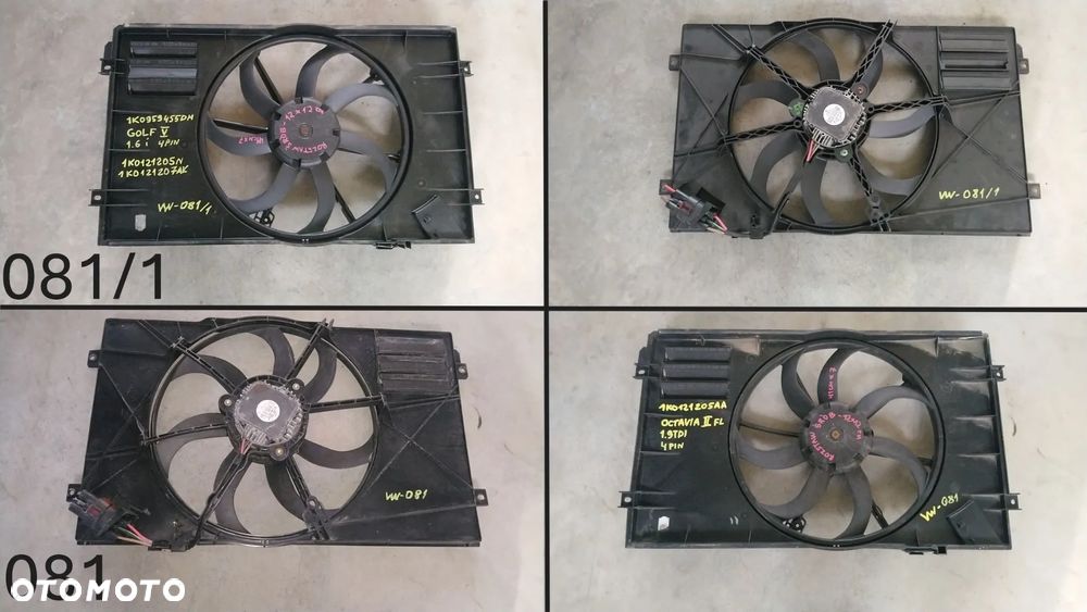 VW-001-399 WENTYLATOR CHŁODNICY VW AUDI SEAT SKODA - 16