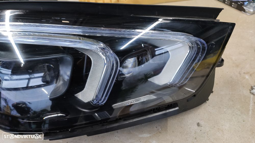 farol direito led Multibeam Mercedes C167 + x167 GLE - 5
