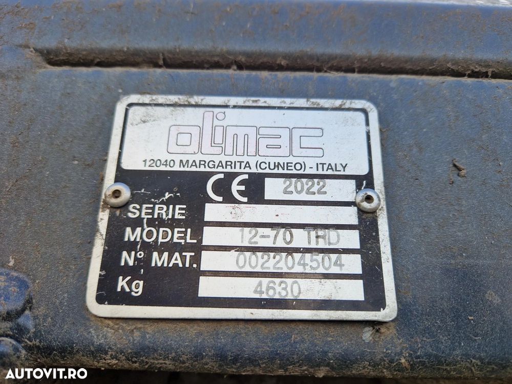 Olimac DRAGO GT 12 RANDURI HEADER PORUMB CU CARUCIOR TRANSPORT COCHET 4WD 9.15M - 13