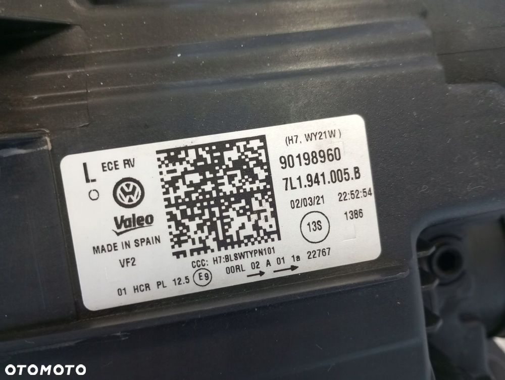 Lampa VW T6 7L1 LIFT 7L1941005B LEWA ZWYKŁA - 5