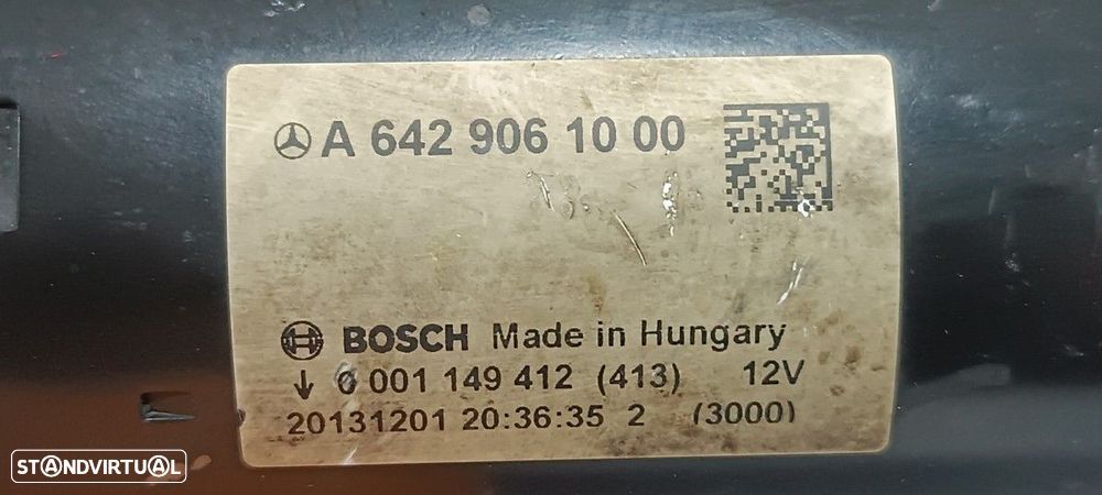 MOTOR DE ARRANQUE MERCEDES CLASE S (W222) LIM. S 350 BLUETEC (222.032) - 2