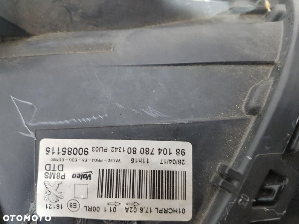 PEUGEOT 3008 5008 II 2 LAMPA PRZÓD PRZEDNIA PRAWA 9810478080 EU ORYGINAŁ - 6
