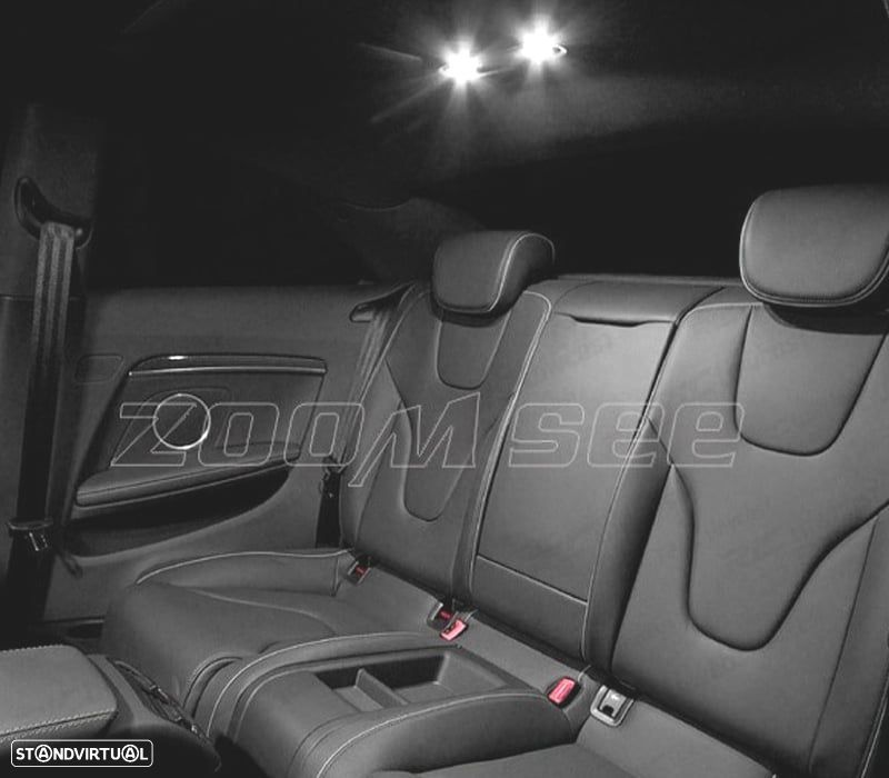 KIT COMPLETO DE 14 LAMPADAS LED INTERIOR PARA AUDI A5 S5 RS5 B8 08-15 - 6