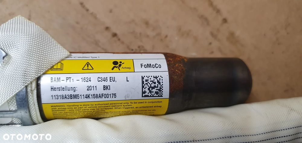 Kurtyna Airbag poduszka lewa Ford Focus MK3 Kombi BM5114K158AF - 6
