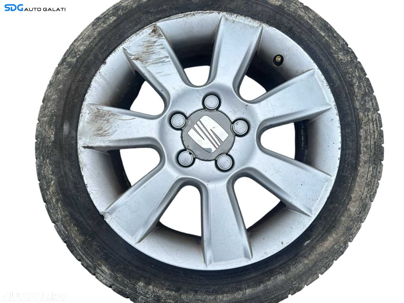 Set 4 Jante Roti Aliaj 205 55 16 R16 5x112 6.5x16 ET50 Volkswagen Passat B8 2014 - 2023 [V0159] [V0160] - 5