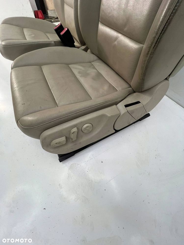 Komptel skórzanych, elektrycznych foteli z boczkami Audi A6 S6 C6 4F - 13