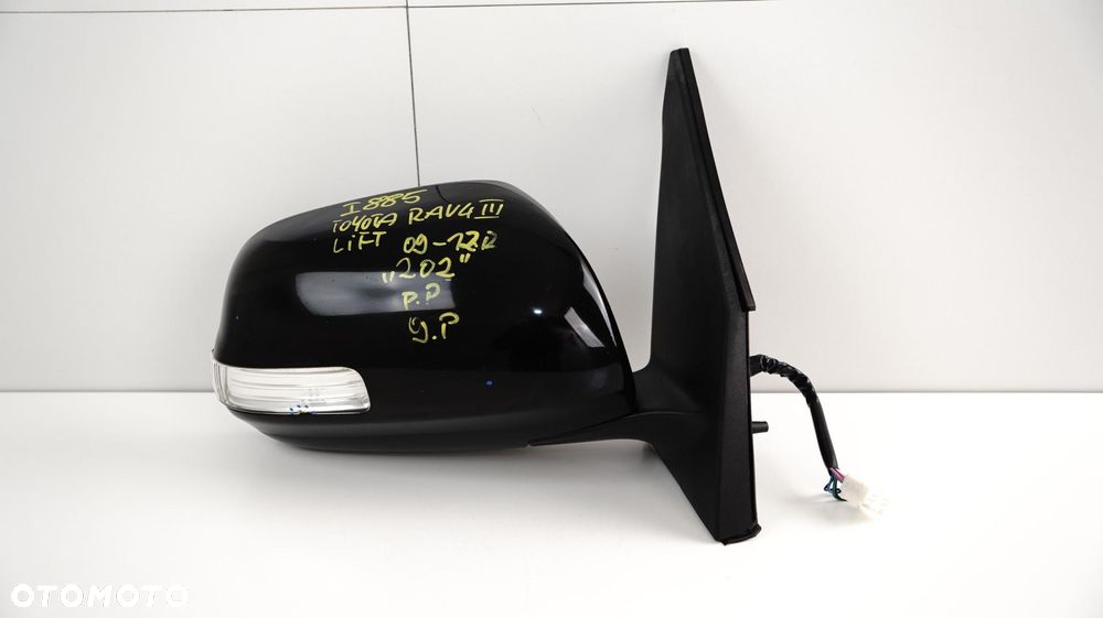 LUSTERKO PRAWE TOYOTA RAV4 III 3 LIFT 09-12R 202 9PIN - 2