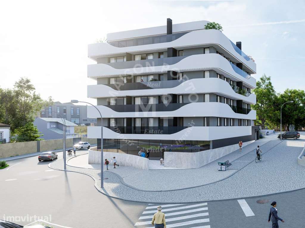 Apartamento T3 com Suite, Varanda, Garagem Interior na Trofa, Porto - Grande imagem: 5/14