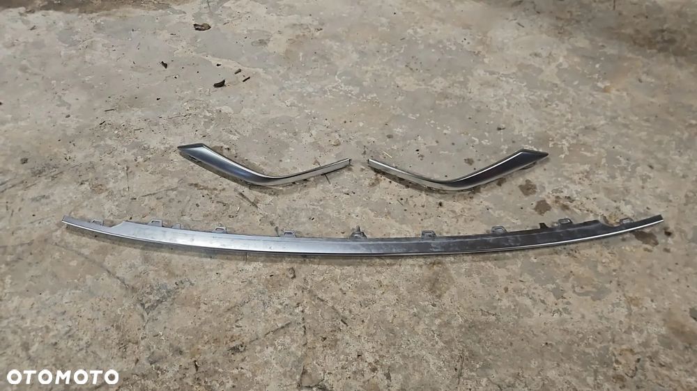 Dekor listwa chrom chromowana dyfuzor dokładka zderzaka tył Audi A5 8W6 S-LINE 8W6853551 8W6853258A 8W6853257A - 1