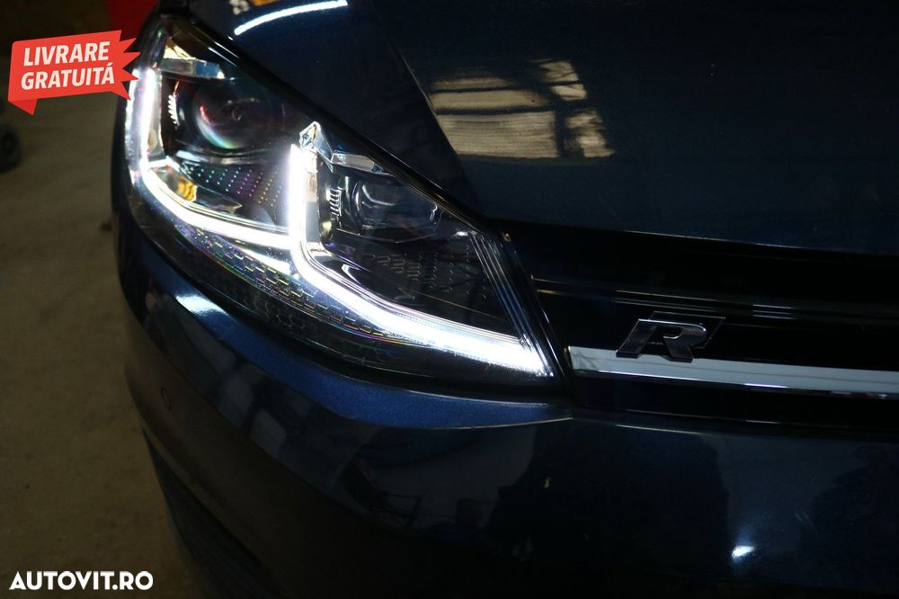 Faruri LED VW Golf 7 VII (2012-2017) Facelift G7.5 R Line Look cu Semnal Dinamic- livrare gratuita - 15