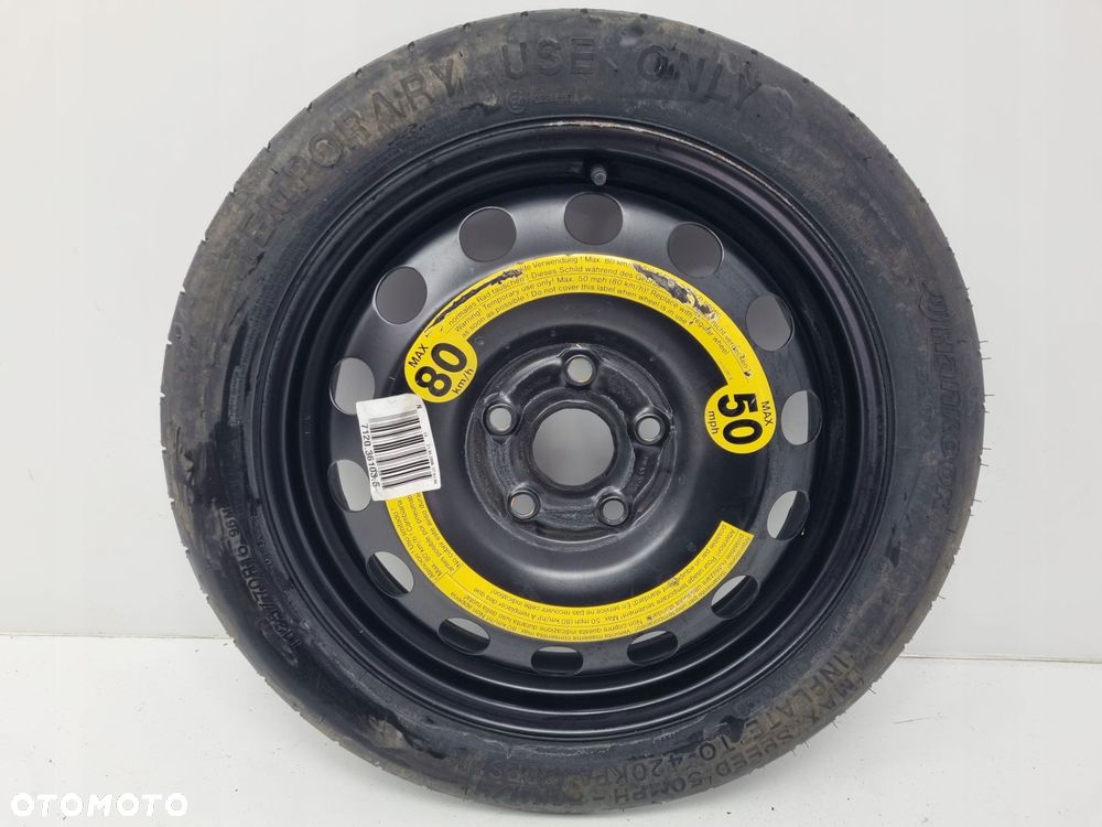 KOŁO DOJAZDOWE ZAPASOWE Audi Seat Vw Golf V 125/70 R16 1K0601027F 5x112 - 2