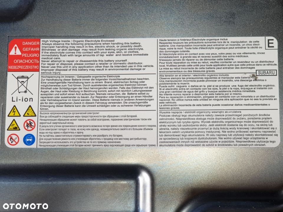 SUBARU FORESTER V 19 22r Bateria Akumulator 2.0 e BOXER HYBRYD - 8