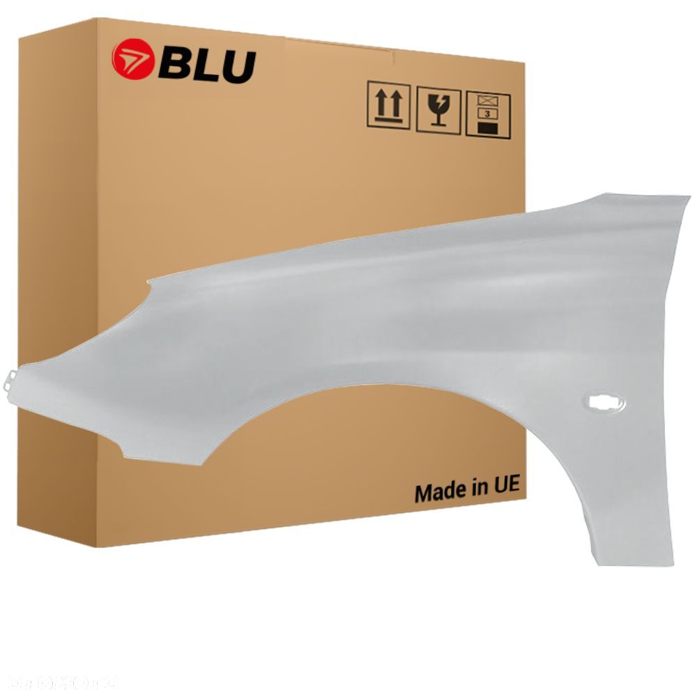 BLU Błotnik PEUGEOT 206 CC EZR Lewy Przód Szary 1998-2009 GrisAluminium - 1