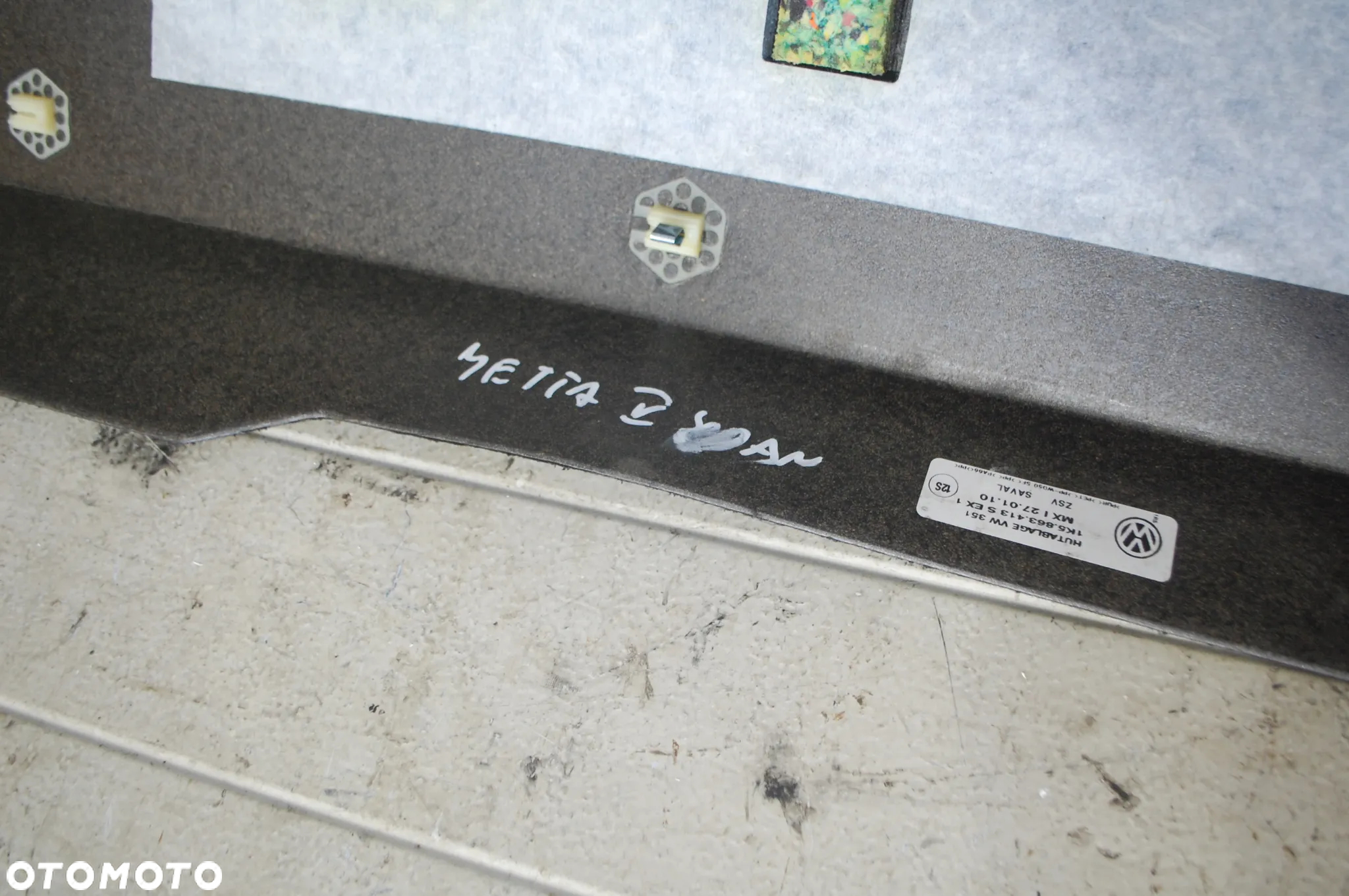 PÓŁKA BAGAŻNIKA TYŁ TYLNA 1K5863413 VW JETTA V SEDAN - 3