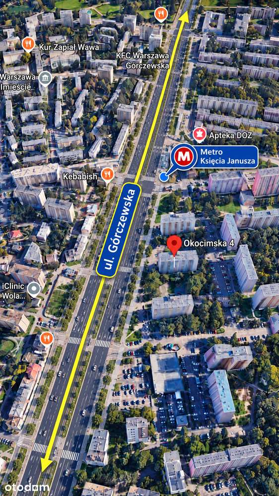 Dwa niezależne pokoje, przy samym Metrze, Klimatyzacja, osobna kuchnia