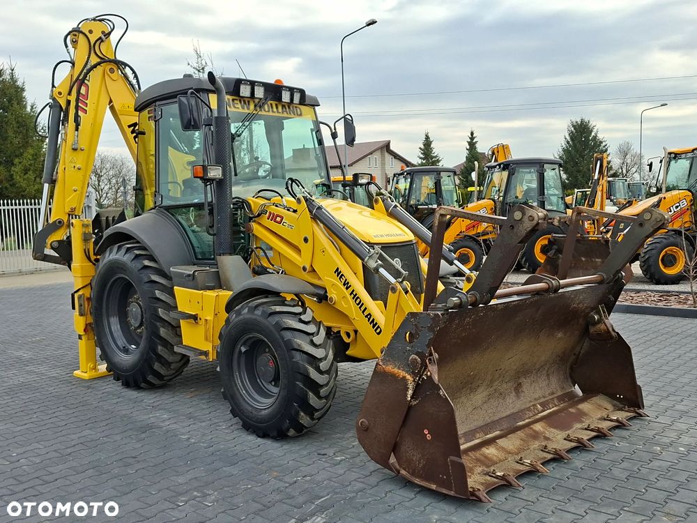 New Holland B110 C / Joystick / Koparko Ładowarka / - 6