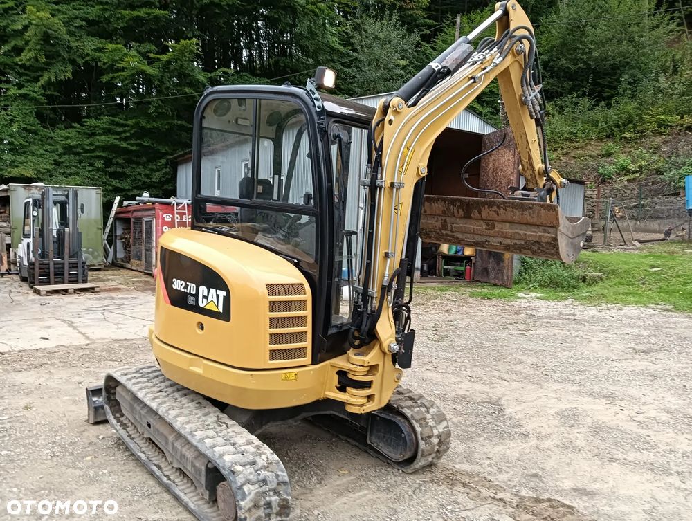 Caterpillar CAT 302.7 E | 2016r | 2500 mtg | 2700kg | minikoparka mini koparka gąsienicowa mała koparka obrotowa gąsienice gumowe - 4