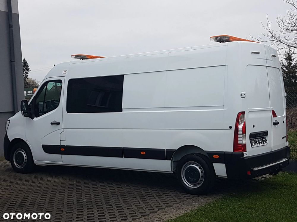 Renault MASTER 6-OSÓB L3H2 BRYGADÓWKA DŁUGI WYSOKI KLIMA KRAJOWY BLASZAK VAN FURGON - 4